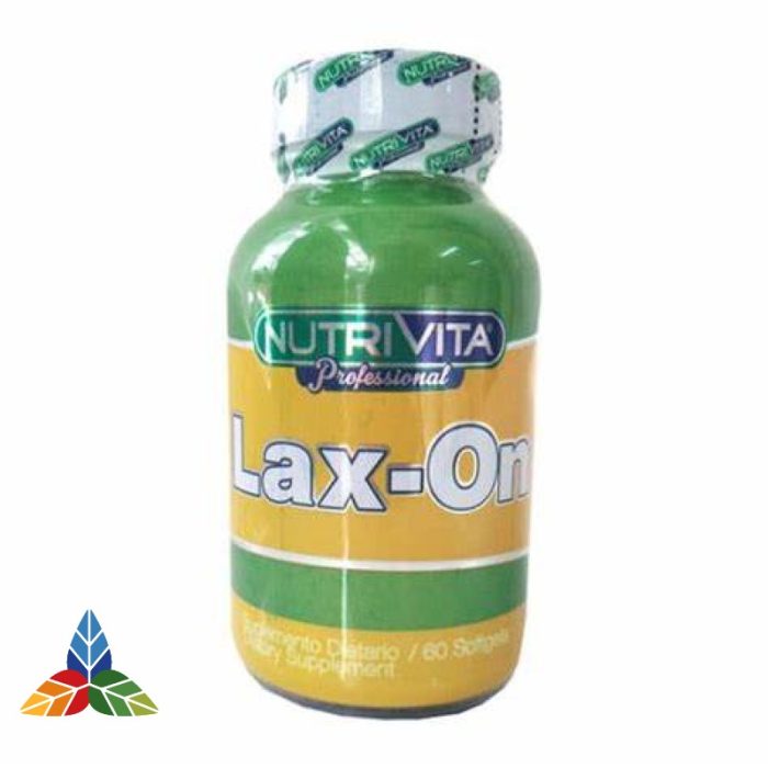 LAX-ON CAPSULAS BLANDAS - NUTRIVITA